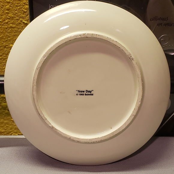 Vtg 1992 Lowell Davis "New Day" Easter Plate Chick & Egg - Picture 3 of 6